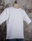 fleurs de bagne heavyweight short sleeve t-shirt white 290g