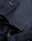 fleurs de bagne the submariner pant navy millerain fabric with white seams (LAST SIZE S/M)