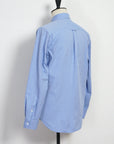 hansen haakon hidden button down shirt blue (LAST SIZE LARGE)