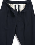 hansen bobby wide pleated everyday trousers navy