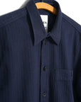 hansen luka sturdy overshirt blue