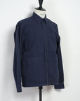 hansen luka sturdy overshirt blue