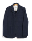 hansen josef easy four button blazer broken blue