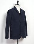 hansen josef easy four button blazer broken blue