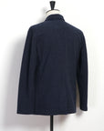 hansen josef easy four button blazer broken blue