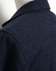 hansen josef easy four button blazer broken blue