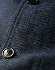 hansen knud casual waistcoat broken blue