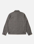 universal works windcheater charcoal houndstooth wool mix