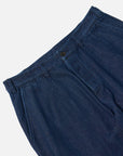 universal works dutch pant indigo work denim