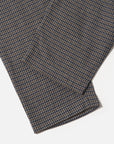 universal works oxford pant charcoal houndstooth wool mix