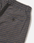 universal works oxford pant charcoal houndstooth wool mix
