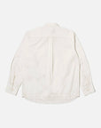 universal works patched lazy day shirt poplin white