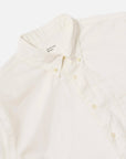 universal works patched lazy day shirt poplin white