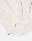 universal works patched lazy day shirt poplin white