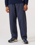 universal works oxford pant navy rahim cotton