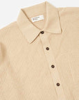 universal works knit jacket sand eco cotton