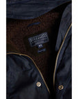 manifattura ceccarelli long mountain jacket 7013 wx navy