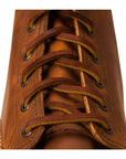 red wing heritage 6-10 eyelets leather shoe laces chestnut 97156