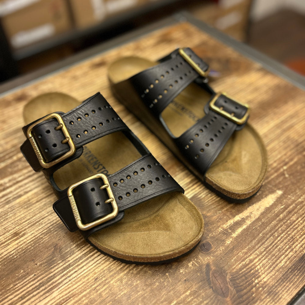 【未使用品】BIRKENSTOCK　ARIZONA Bold Gap Arizona Bold Leather Black | BIRKENSTOCK