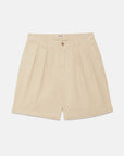 baracuta garment dyed canvas shorts British khaki