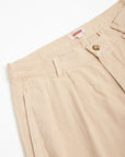 baracuta garment dyed canvas shorts British khaki