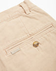 baracuta garment dyed canvas shorts British khaki