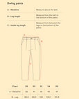 olow swing trousers corduroy marine
