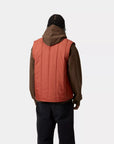 carhartt wip lachlan vest liner vermillion (LAST SIZE LARGE)