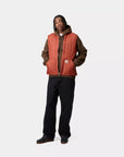 carhartt wip lachlan vest liner vermillion (LAST SIZE LARGE)