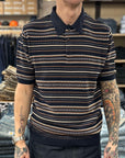 casa isaac folk 1 polo shirt blue