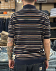 casa isaac folk 1 polo shirt blue