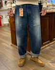 fleurs de bagne the denim cargo selvedge heavy used