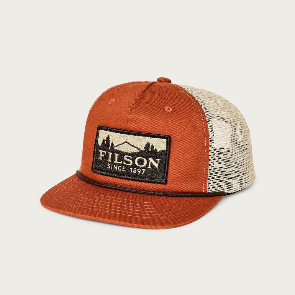 filson trucker cap iron rust