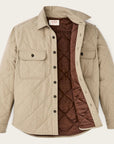 filson insulated flannel shirt warm khaki