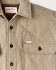 filson insulated flannel shirt warm khaki