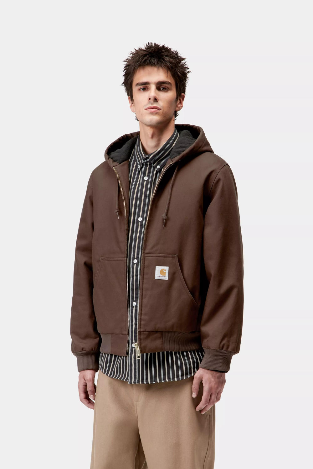 carhartt wip active jacket (winter) tobacco rigid – www