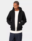 carhartt wip active jacket (winter) black rigid