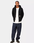 carhartt wip active jacket (winter) black rigid