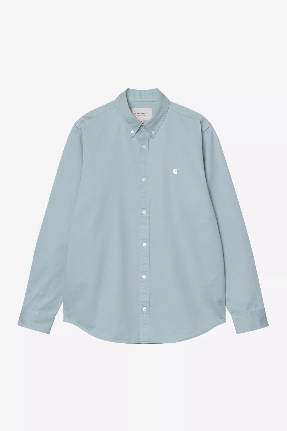 carhartt wip long sleeve madison shirt tourmaline white – www carhartt wip long sleeve madison shirt tourmaline white – www