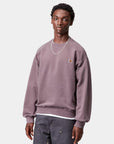 carhartt wip vista sweatshirt phlox garment dyed