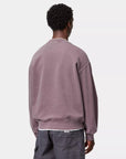 carhartt wip vista sweatshirt phlox garment dyed