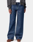 carhartt wip women jane pant blue stone washed