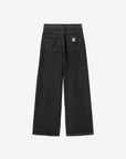 carhartt wip women jane pant black heavy stone wash