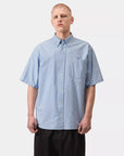 carhartt wip short sleeve braxton shirt bleach wax