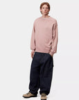 carhartt wip hudson sweatshirt daphne chalk wash