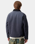 carhartt wip og detroit jacket dark navy black stone canvas