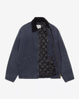 carhartt wip og detroit jacket dark navy black stone canvas