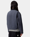 carhartt wip women og detroit jacket (winter) dark navy black stone canvas