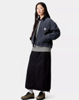 carhartt wip women og detroit jacket (winter) dark navy black stone canvas