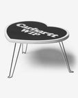 carhartt wip heart folding table black white
